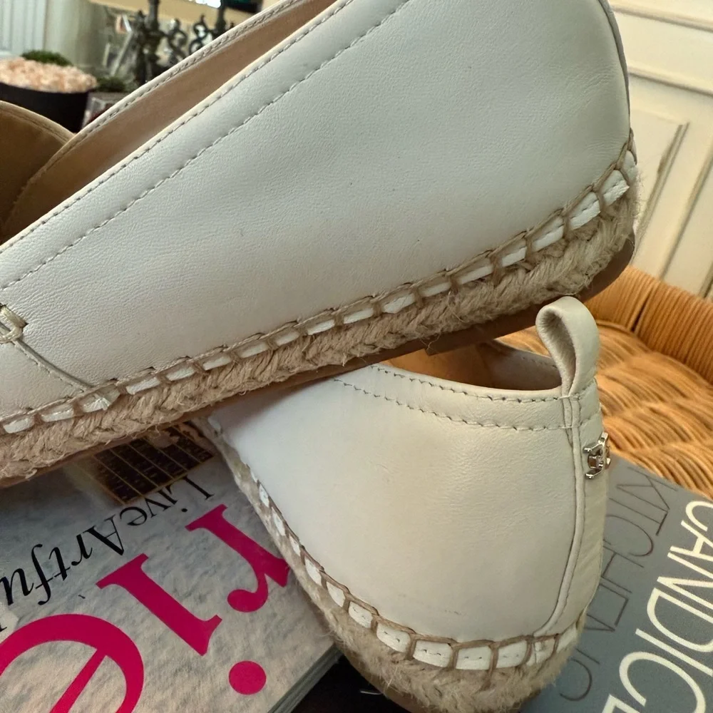 Sam Edelman Elegant Cream Espadrilles Sz 8.5 - Picture 3 of 10